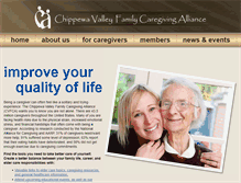 Tablet Screenshot of chippewavalleycaregiving.org
